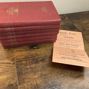 Napoleon Hill The Law of Success 1949 Volumes 2-8 (Missing Vol1) Incomplete Set